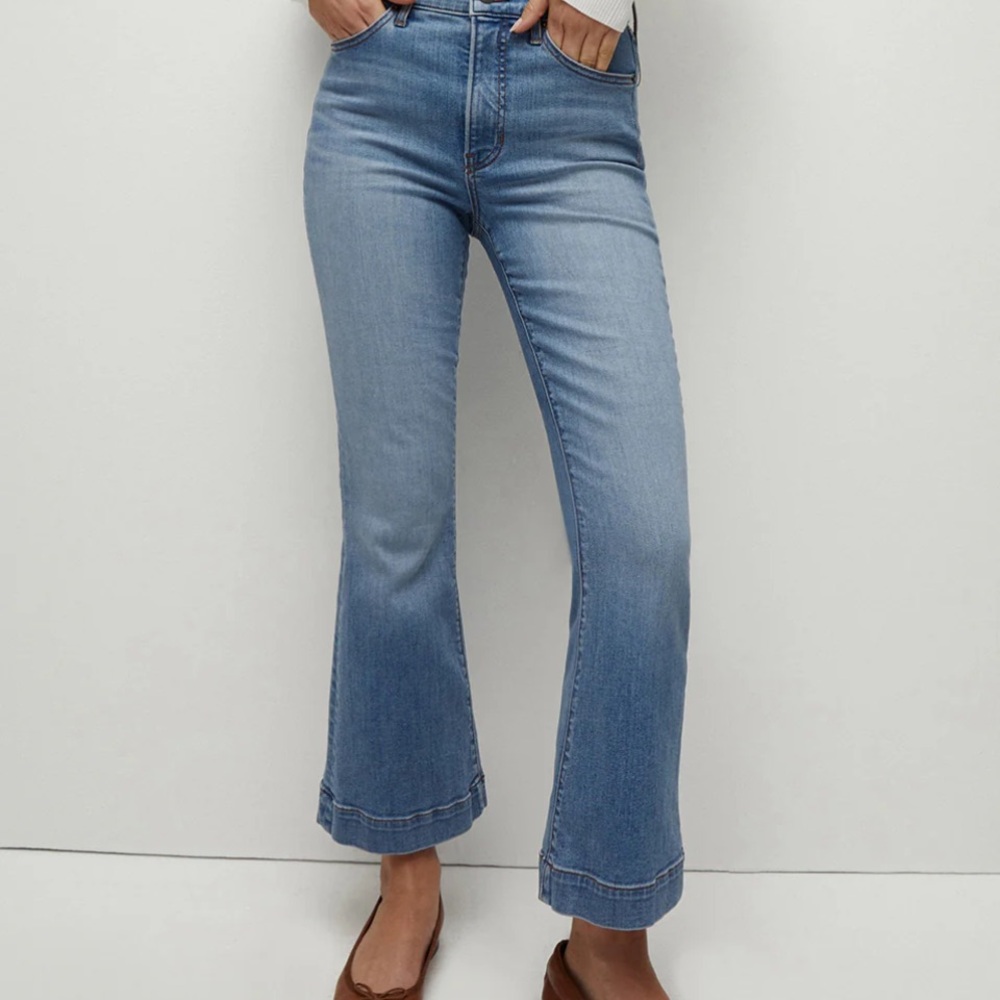 Veronica Beard Carson ankle flare jeans